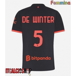 AC Milan Koni De Winter #5 Terza Maglia Femmina 2026-27 Manica Corta